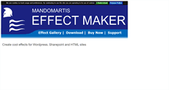 Desktop Screenshot of effectmaker.com